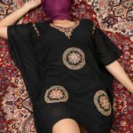 Boho Medallion Embroidered Kaftan