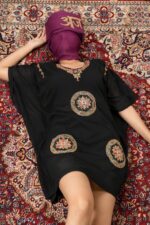 Boho Medallion Embroidered Kaftan