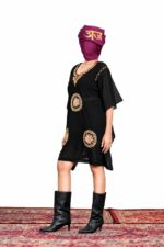 Boho Medallion Embroidered Kaftan - Image 7