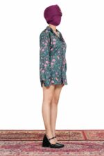 Relaxed-Fit Button-Down Tunic Shirt - Image 2