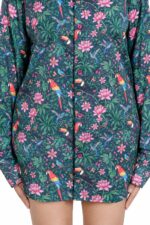 Relaxed-Fit Button-Down Tunic Shirt - Image 3