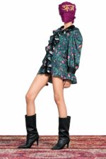 Cascading Ruffle Tunic Shirt