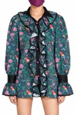 Cascading Ruffle Tunic Shirt - Image 3