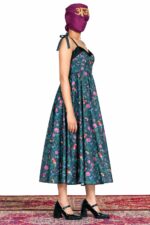 Trimmed Cami Midi Dress with Pockets - Image 6