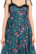 Trimmed Cami Midi Dress with Pockets - Image 7