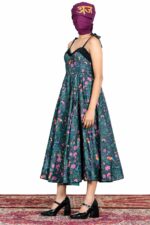 Trimmed Cami Midi Dress with Pockets - Image 8
