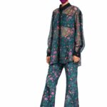 Sheer Longline Buttoned Shirt