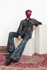 Sheer Longline Buttoned Shirt - Image 5