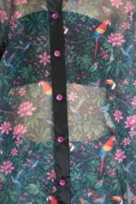 Sheer Longline Buttoned Shirt - Image 6