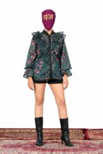 Sheer Ruffled Collar Shirt - Image 2